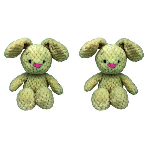 2PK Momoko Bunny Stuffed Animal Kids/Children Soft Doll Plush Toy 20cm Pink