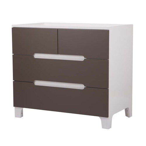 Bloom Alma 91.5x87cm Dresser Cabinet Frost Grey & Coconut White