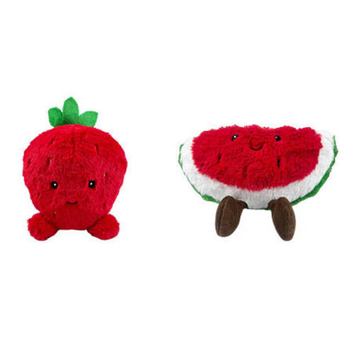 2PK Momoko Kids/Children Mix Fruits Stuffed Soft Plush Toy Assorted