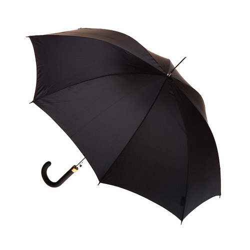 Clifton Men’s Auto Open Walking Wind Resistant Umbrella - Black