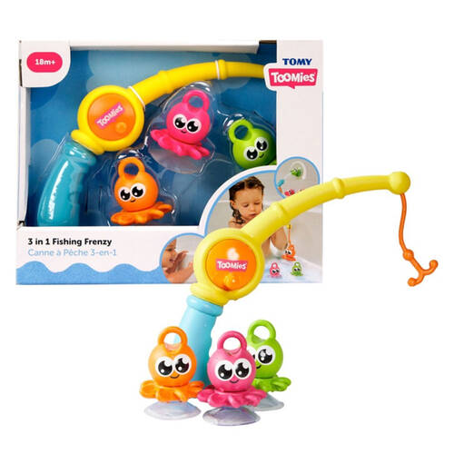 Tomy Toomies 3-In-1 Fishing Frenzy Bath Toy