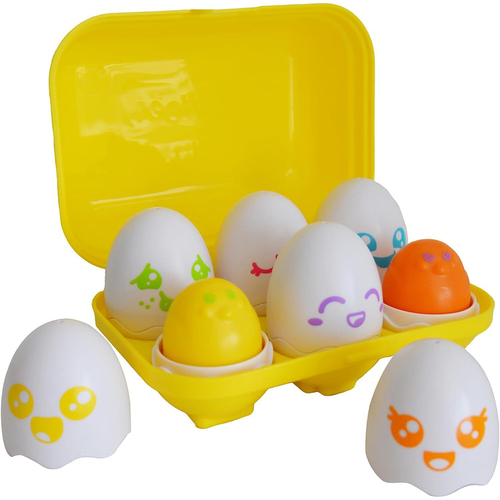 Tomy Toomies Hide & Squeak Eggs Kids/Childrens Set 6-36m