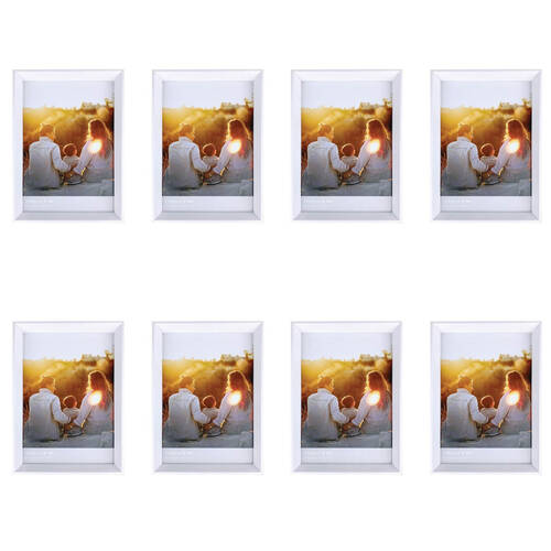 8PK Frankie & Me Window Wooden A4 Picture Frame Home/Office Photo Decor White