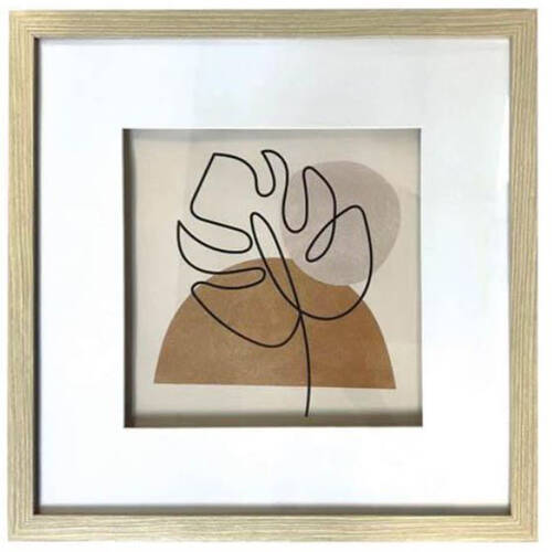 Frankie & Me Shadow Square Picture Frame Home/Office Photo Decor 4cm Oak