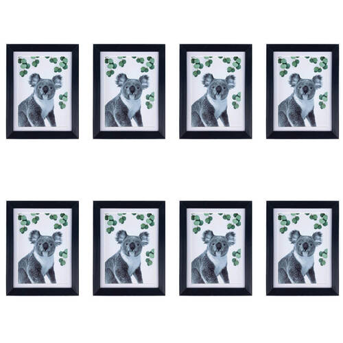 8PK Frankie & Me Wooden Border 8x10'' Picture Frame Home/Office Photo Decor White