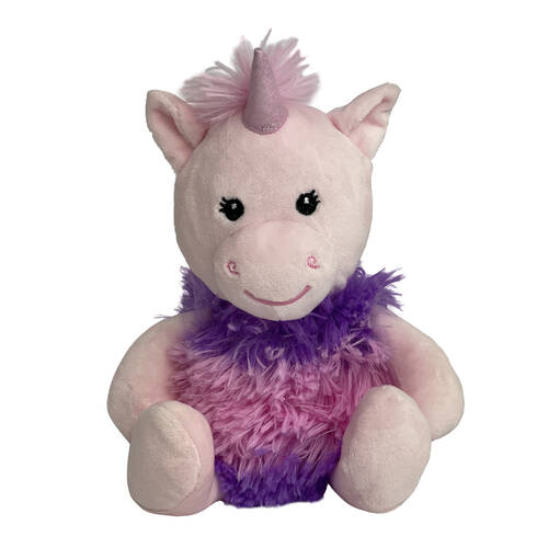 Momoko Unicorn Animal Sit Stuffed Doll Kids/Children Soft Plush Toy 20cm Pink