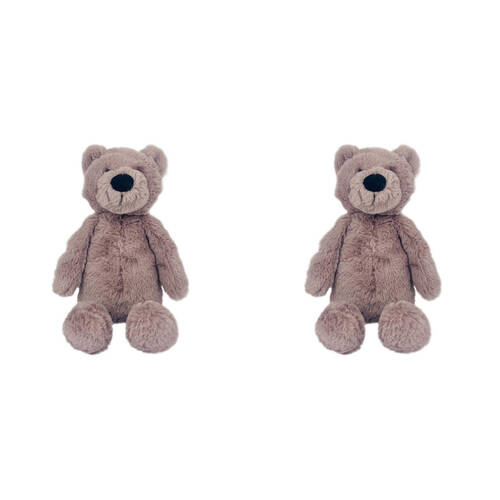 2PK Momoko Baby Teddy Bear Animal Stuffed Doll Kids Soft Plush Toy 23cm Brown