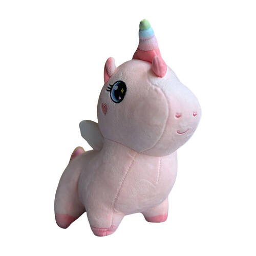 Momoko Squish Unicorn Animal Stuffed Doll Kids/Children Soft Plush Toy 25cm Pink