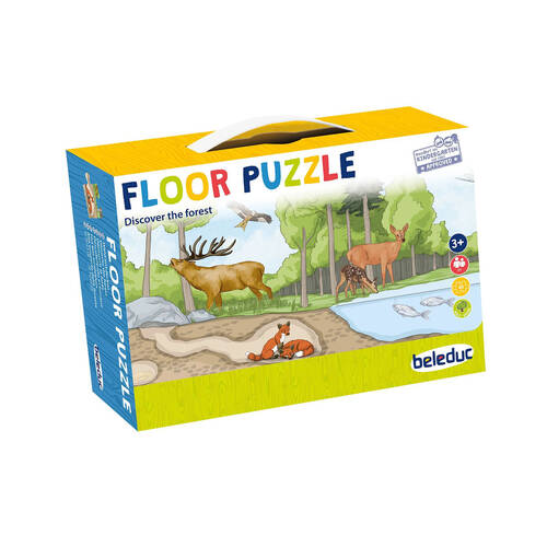 Beleduc Discover the Forest Floor Puzzle Educational Kids/Children - 3y+