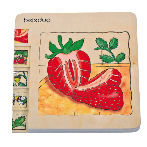30pc Beleduc Multilayer Puzzless Strawberry Puzzle Kids/Children - 3y+