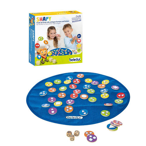 Beleduc Shapy Dice Shape Recognition Board Game Kids/Children - 3y+