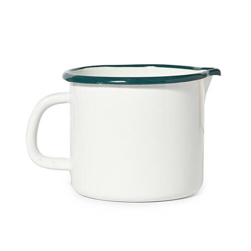 St. Clare Enamel Measuring Jug 10cm Baking Utensil White
