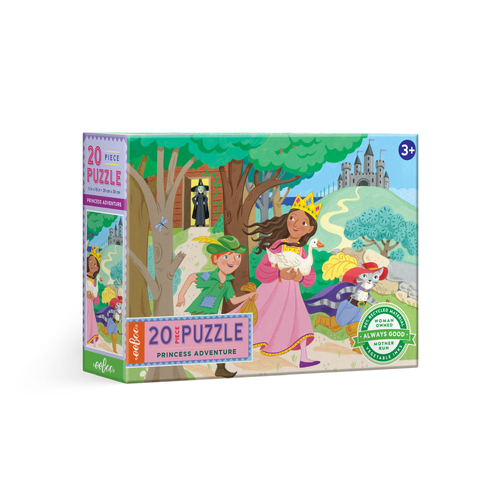 20pc eeBoo Jigsaw Puzzle 28x38cm Game Princess Adventure 3+