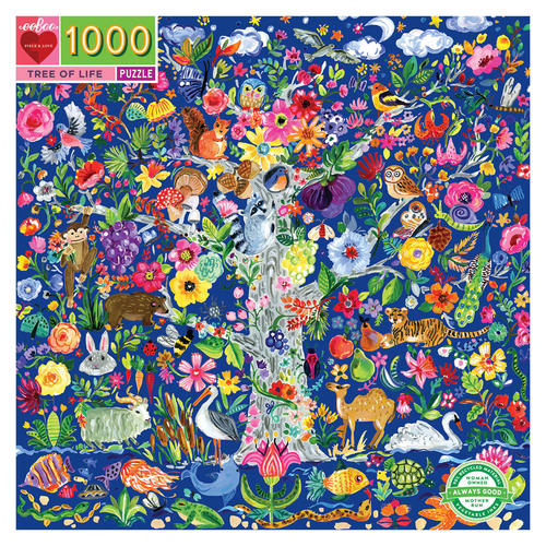 1000pc eeBoo Jigsaw Puzzle Fun Game Tree of Life 14+