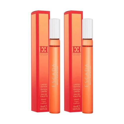 2PK Escada Bali Paradise Rollerball Womens Fragrance 10mL