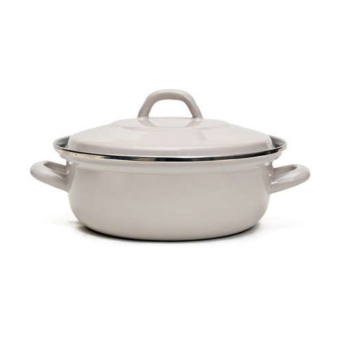 Classica Heavy Duty 22cm/2.4L Steel Casserole w/ Lid - Ceramic Grey