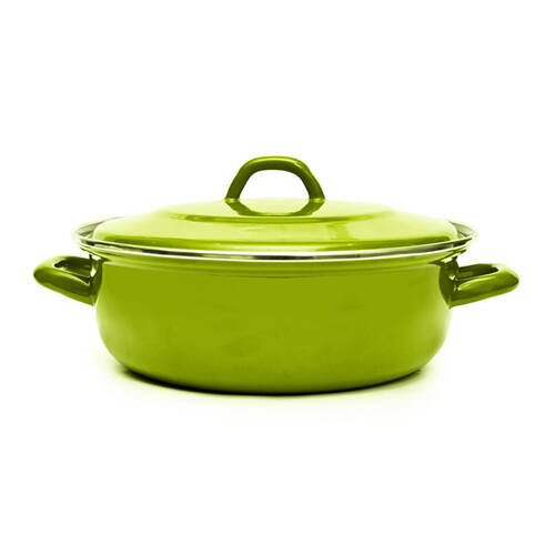 Classica 26cm Heavy Gauge Casserole w/ Lid Apple Green