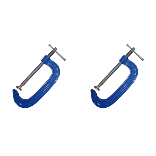 2PK Eclipse Pro Tools Cast Iron Professional Clamp G 150mm/636kg Blue