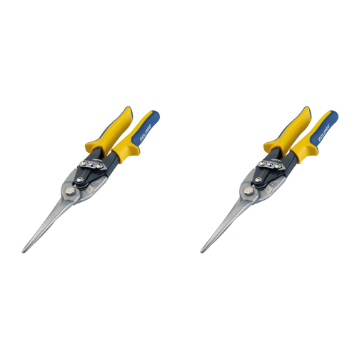 2PK Eclipse Pro Tools Aviation Snips 300mm Extra Cut Straight & Wide Curve Tool