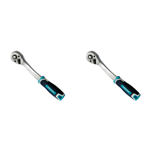 2PK Eclipse Pro Tools 3/8'' Square Drive Ratchet Handle 72T