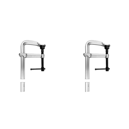 2PK Eclipse Pro Tools Heavy Duty Steel Metalworking Clamp 500mm - Silver