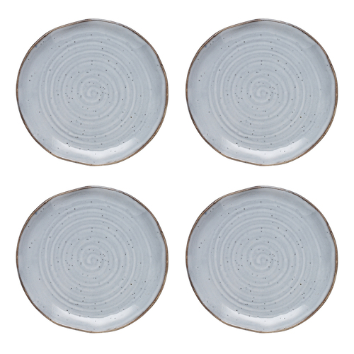 4PK Ecology Ottawa Orchid Stoneware Side Serving Plate 21cm