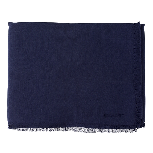 Ecology Fray 100% Cotton Tablecloth Lapis 150x240cm