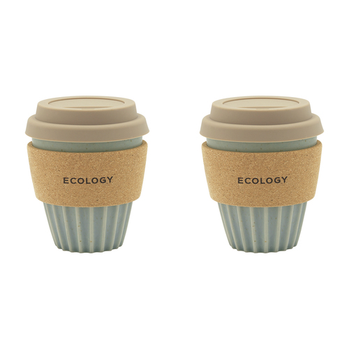 2PK Ecology Wander Coffee Tumbler Carry Cup 300ml Seagrass