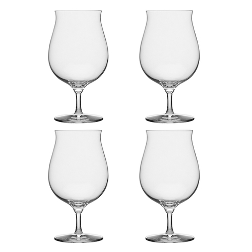 4pc Ecology 500ml Classic Crystalline Glass Craft Beer Cup Set - Clear