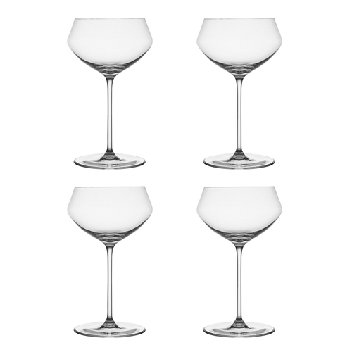 4pc Ecology 260ml Crystalline Glass Classic Cocktail Coupe - Clear