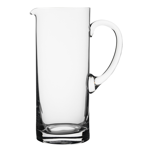 Ecology Classic Crystaline Glass Cylindrical Drinking Jug w/ Handle 1.5L