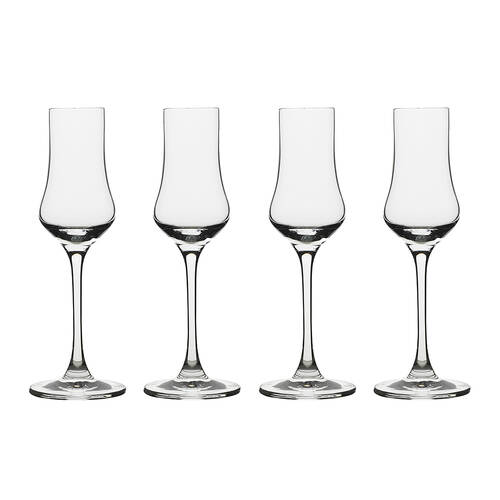 4pc Ecology Crystalline Glass Classic Grappa Drinking Glasses 480ml/18.5cm