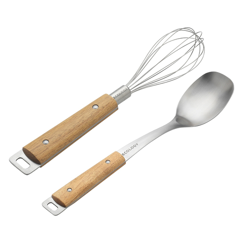 Ecology Provisions Whisk Hand Beater/Mixer & Serving Spoon Set