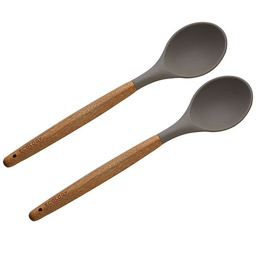 2PK Ecology Acacia & Silicone Spoon