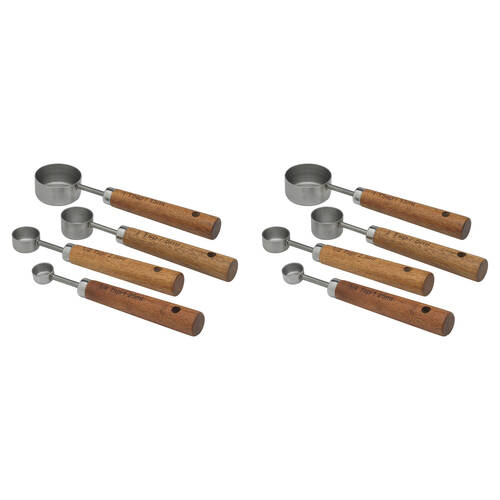 8pc Ecology Provisions Stainless Steel Measuring Spoons Set