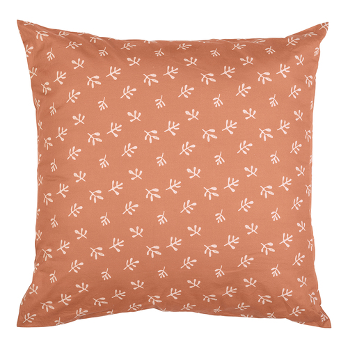 Ecology Cushion Blush Series Euro Pillowcase Size 65cm Clay/Blush Bedding