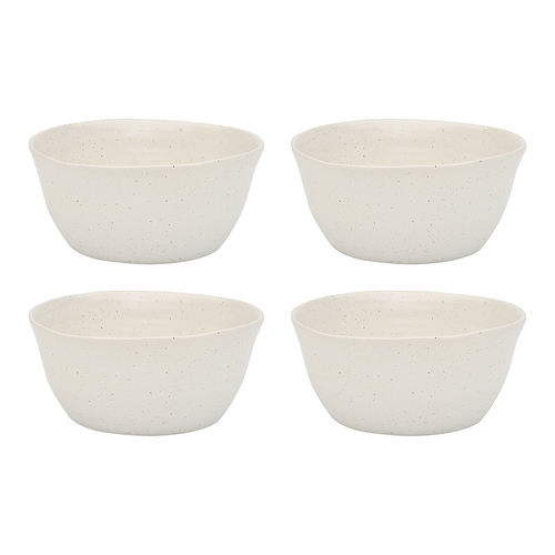 4pc Ecology Ottawa Stoneware Rice Dinner Bowl Calico Set 13.5x6cm
