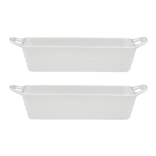 2PK Ecology Signature 30.5x14cm Rectangular Baker - White