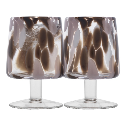 4pc Ecology Soda Lime Glass Camille Goblets 310ml/12.5 Dusk