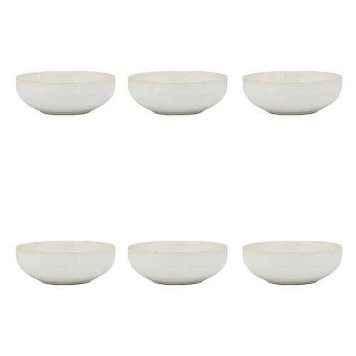 6PK Ecology Element Stoneware Bowl Tableware 11cm - Blanc