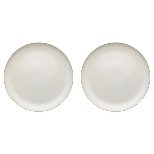 2PK Ecology Element Stoneware Serving Platter Tableware - Blanc