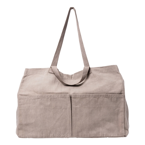 Ecology Voyage Cotton Versatile Tote Bag Flax Large 50cm