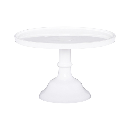 Ecology Glass Torte Cake Stand Dessert Display 25x15.5cm White