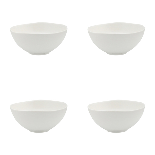 4PK Ecology Elegant Kitchenware Porcelain Haven Noodle Bowl 18cm