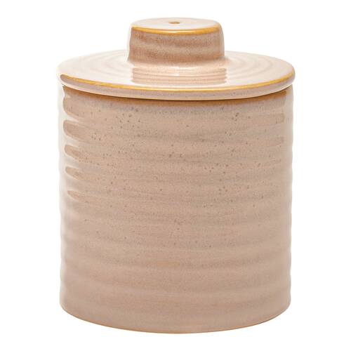 Ecology Reactive Glaze Stoneware Ottawa Butter Keeper 12.5cm Pink Salt