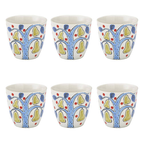 6PK Ecology Stoneware w/ Gloss Glaze Joie Cuddle Mug 280ml Multi-Coloured