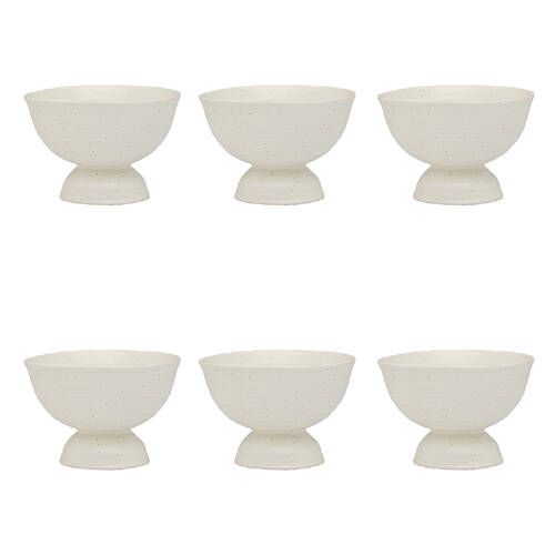 6PK Ecology Ottawa Stoneware Coupe Bowl Tableware 13cm - Calico
