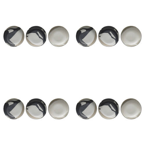 12pc Ecology Nest Round Stoneware Bowls Kitchen Tableware 12cm