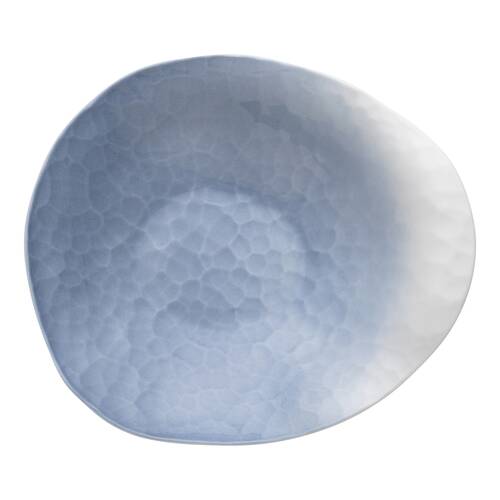 Ecology Lightweight Reactive Glaze Porcelain Oyster Serving Bowl 27cm Midday