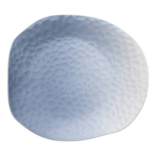 Ecology Lightweight Reactive Glaze Porcelain Oyster Serving Bowl 30x28cm Midday